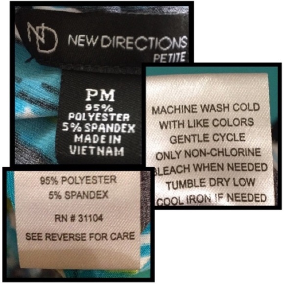 New Direction Teal & Green Color Splash Maxi - Picture 5 of 5